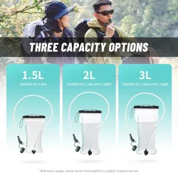 Sac à eau de source NATUREHIKE : hydratation légère et durable pour les aventures